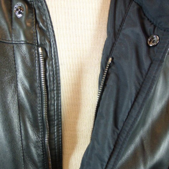Salvatore Ferragamo leather reversible puffer coat - Picture 3 of 8